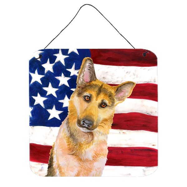 Jensendistributionservices German Shepherd No. 2 Patriotic Wall or Door Hanging Prints MI1714259